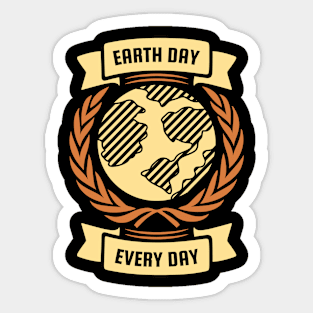 Earth Day Every Day Sticker